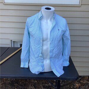 cowgirl argyle boho cozy grandpa dad Vineyard Vines mens medium oxford shirt